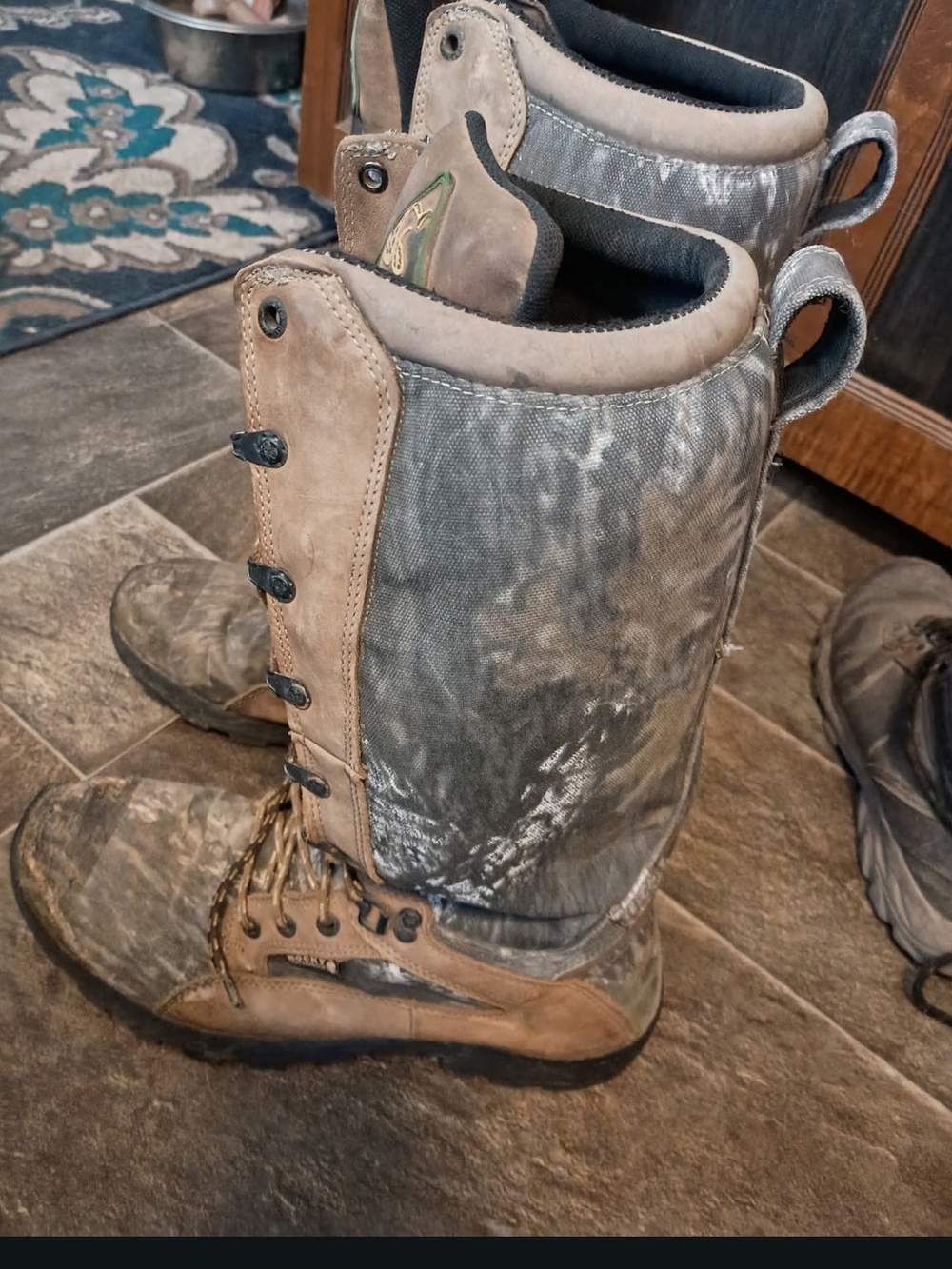 Rocky Mountain Snake Boots. Good Condition 9.5 Mens Or 10.5 Womens.
